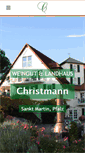 Mobile Screenshot of landhaus-christmann.de