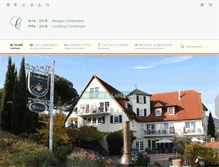 Tablet Screenshot of landhaus-christmann.de